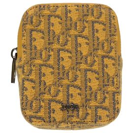 Christian Dior Vintage Trotter Canvas Giallo