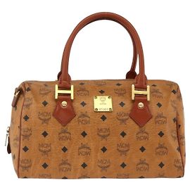 MCM Visetos logogramme Leather Marrom