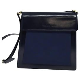 Saint Laurent Vintage Flap Leather Noir