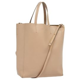 Céline Celine Vertical Cabas Tote Leather Large Pink