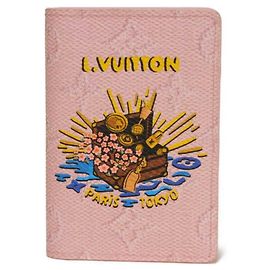 Louis Vuitton Pink Monogram Card Case Pink