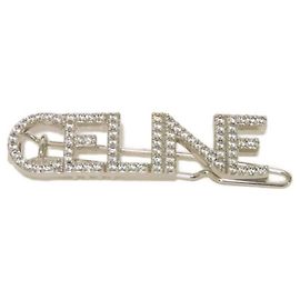 Céline Clip per capelli monocromatico in cristallo Celine Argento Altro