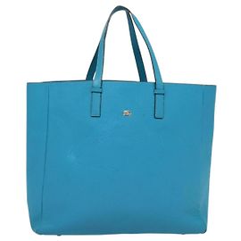 Burberry Black Label Cuir Bleu