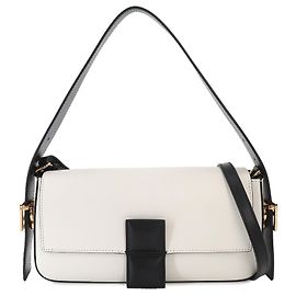 Borsa Bucket Twist 2-Way Fendi Nero Bianco
