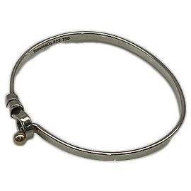 Tiffany & Co. Love Knot Bangle Silvery Golden