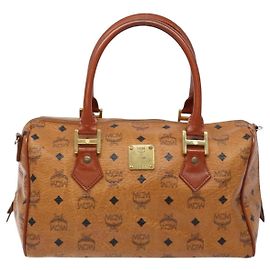 MCM Visetos logogramme Leather Marrom