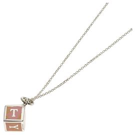 Collar Tiffany & Co. Logo Cube en esmalte Otro