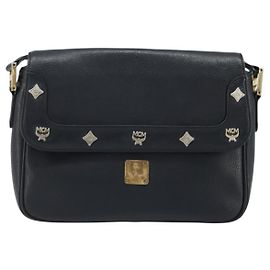MCM Vintage Vicetos Leather Noir