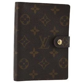 LOUIS VUITTON Monogram Agenda PM Day Planner Cover R20005 LV Auth 189642 Monograma