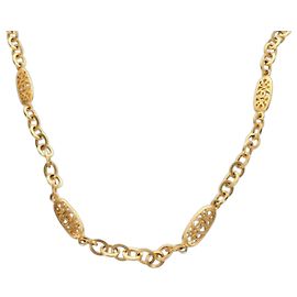 Collier CHANEL métal doré CC Auth 189769SM Autre