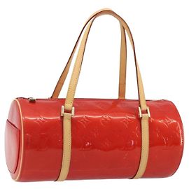 LOUIS VUITTON Sac à main Monogram Vernis Bedford Rouge M91328 LV Auth 189592A Rouge