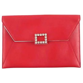 Roger Vivier Rote Clutch Rot