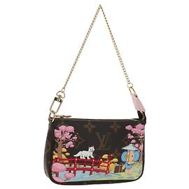 LOUIS VUITTON Monogram Vivienne Mini Pochette Accessoires M45905 Auth 189293SM Monogramma