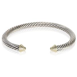 Bracciale Cable Classic in Oro Giallo e Argento Sterling David Yurman Altro