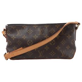 Bolsa transversal Louis Vuitton Trotteur em Canvas Monogram marrom M51240 Marrom