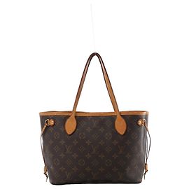 Borsa a tracolla Louis Vuitton Neverfull PM Monogram Canvas Marrone M40155 Marrone