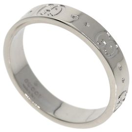 Anel Gucci Icon #14 em ouro branco 18K Outro