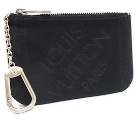 Portafoglio monete Louis Vuitton Damier Geant Nero