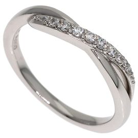 Autre Marque 4°C Diamond Band Ring in Platinum Other