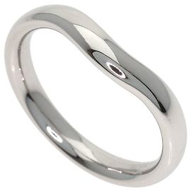 Tiffany & Co. Curved Platinum Band Ring Other