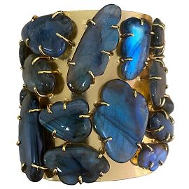 Autre Marque Dilip Jindal - Bijoux Couture - Pulseira de Labradorite Única Outro