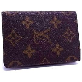 Louis Vuitton Monogram Visitenkartenetui Braun