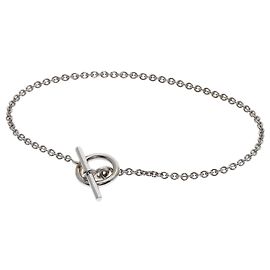 Hermès Bracelet Hermes Mini Chaine d'Ancre en or blanc 18K Autre