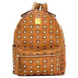 Zaino MCM in PVC marrone Marrone