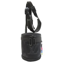 Borsa a tracolla espandibile Polochon Louis Vuitton Nero