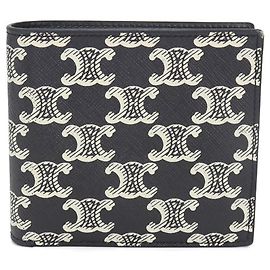 Céline Celine Bifold Wallet in Black Black