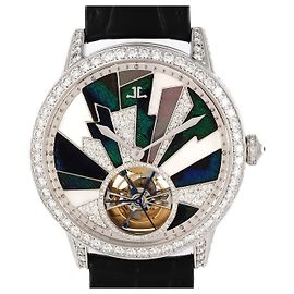 Jaeger Lecoultre Jaeger-LeCoultre Master Tourbillon Feather White Gold Black