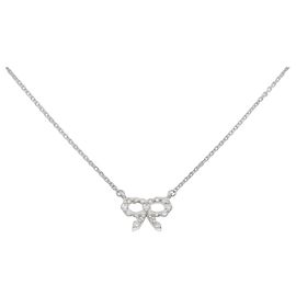 Autre Marque Colar Vendome de platina e diamantes Prata