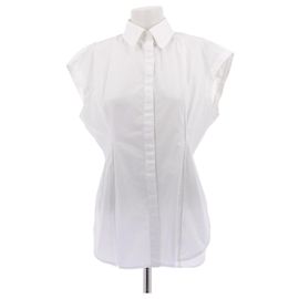 Acne Camisa branca sem mangas Branco