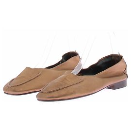 Autre Marque Mocasines HEREU de piel dorada Talla 39 Dorado