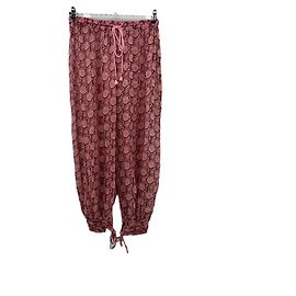 Antik Batik Calça com padrões rosa Rosa