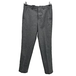 Ami Grey Wool Pants 38 FR Grey
