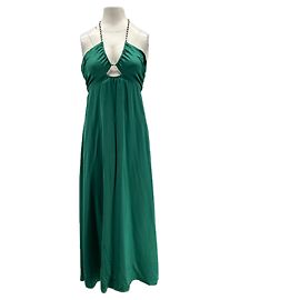 Robe Sessun verte en viscose S Vert