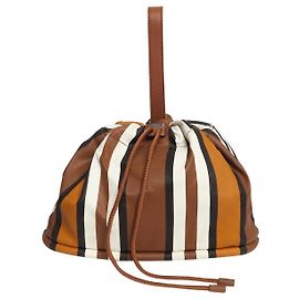 Loro Piana Brown Ashore striped bag Brown