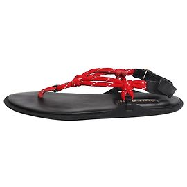 Miu Miu Black and red rope sandals - size EU 39 Black