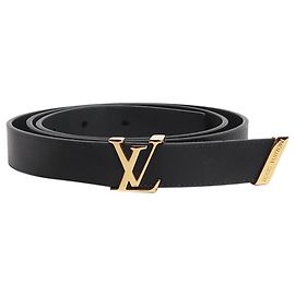 Louis Vuitton Ledergürtel Initiales 20MM schwarz Schwarz