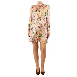 Red Valentino Robe à fleurs rose - taille UK 12 Rose