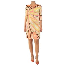 Emilio Pucci Minivestido estampado multicolor - talla UK 10 Multicolor