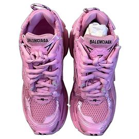 Balenciaga Runner Ténis Rose Rosa