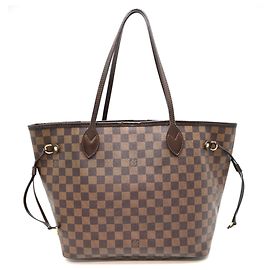 Borsa Tote Neverfull MM da donna Louis Vuitton Marrone