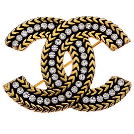 Chanel Coco Mark Strass-Brosche Andere