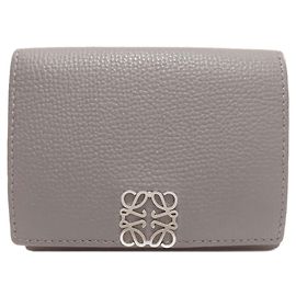 Loewe Anagram Tri-fold Wallet Brown