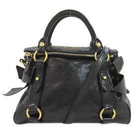 Borsa nera Miu Miu Nero