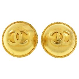 Orecchini a clip Chanel Coco Mark D'oro