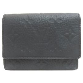 Louis Vuitton Taurillon Leather Tri-fold Wallet Monogram