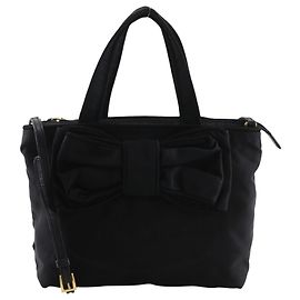Sac à main Prada PRADA Logo Ribbon Noir